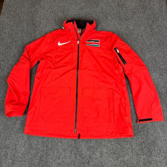 Mens S Nike Pro Elite Storm-Fit ADV Kenya Team Issued Hooded Jacket CI8866-602 - Picture 1 of 16